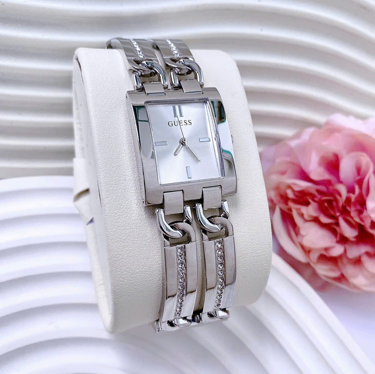 Đồng hồ đeo tay nữ dây kim loại cao cấp chống nước thời trang Guess GW0668L1 GW0668L2 size 37mm fullbox , shop kiwi