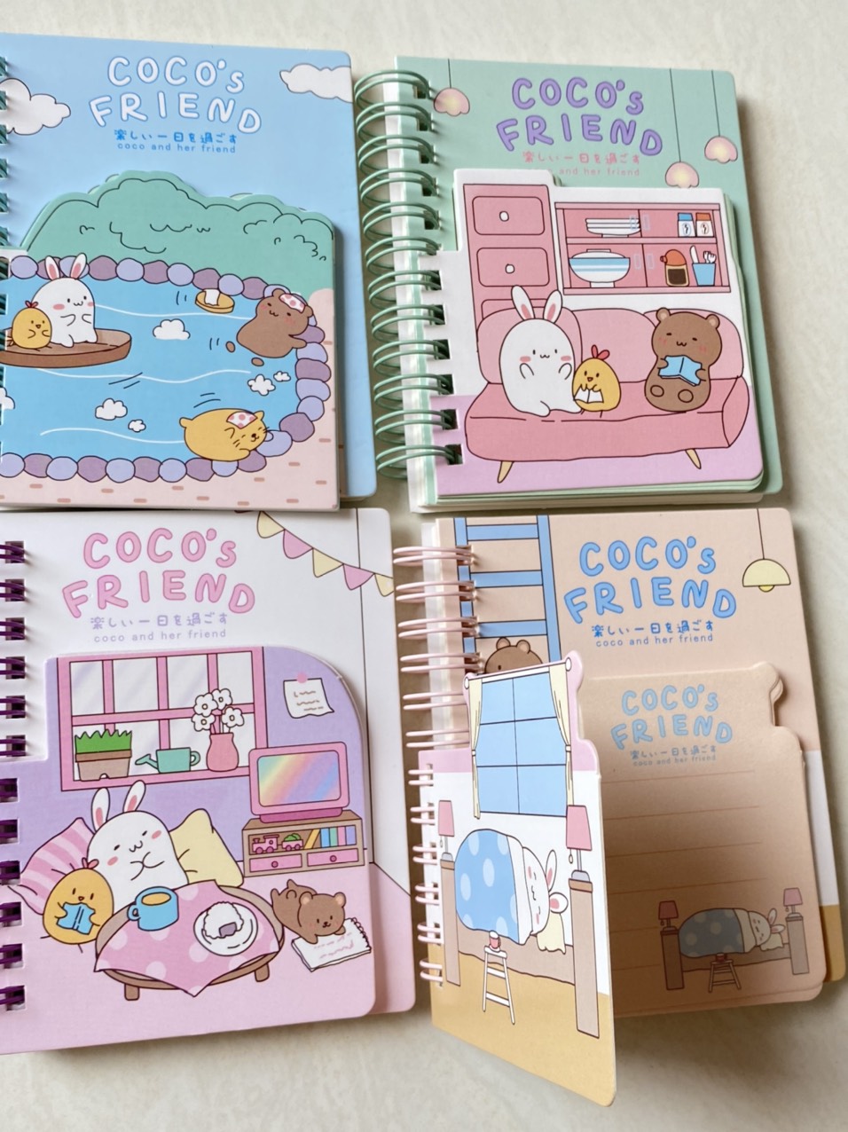 [HCM]Sổ lò xo nhí - có kèm giấy ghi chú-hình siêu xinh