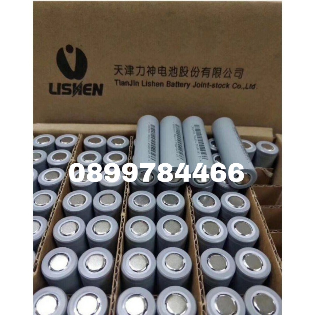 03 Combo 5 Cell Pin Ls Lishen xám 2500mAh Dòng xả cao 10A - Cell 18650 2500mah Bao Test Dung Lượng Nội Trở