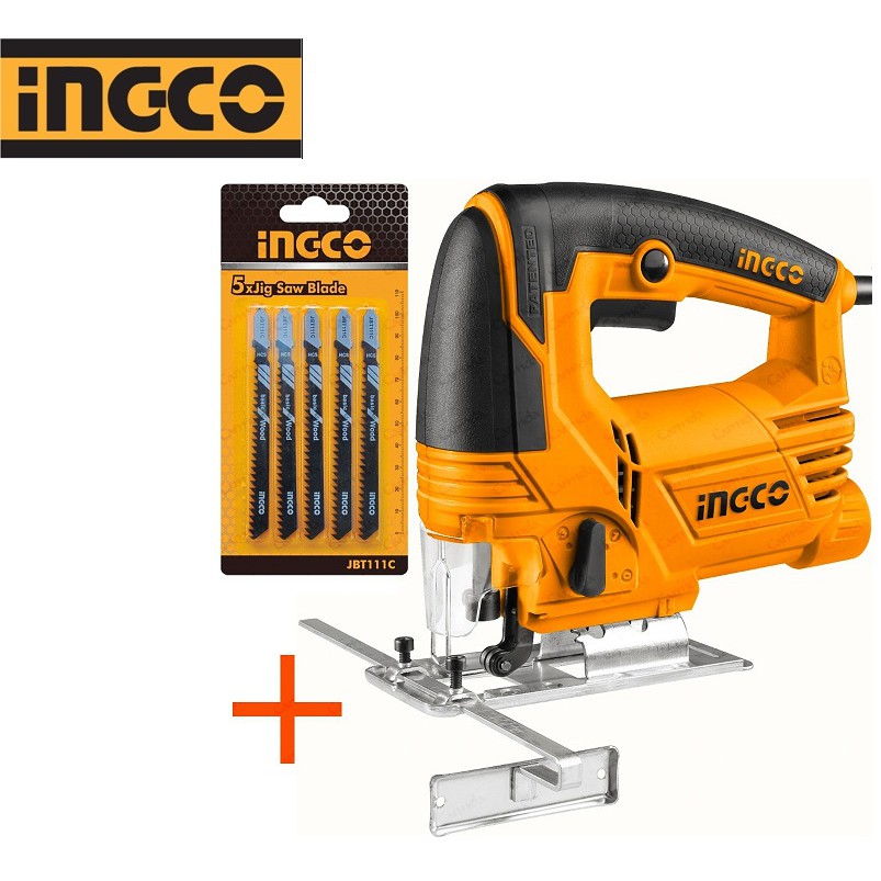Máy cưa lọng 650w ingco js6508 tặng kèm 5 lưỡi cưa và 1 bộ carbon