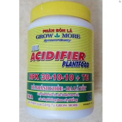 Phân bón lá growmore soil acidifier npk 30-10-10 + te_100g grow more cây đẻ nhánh khỏe ra lá tốt