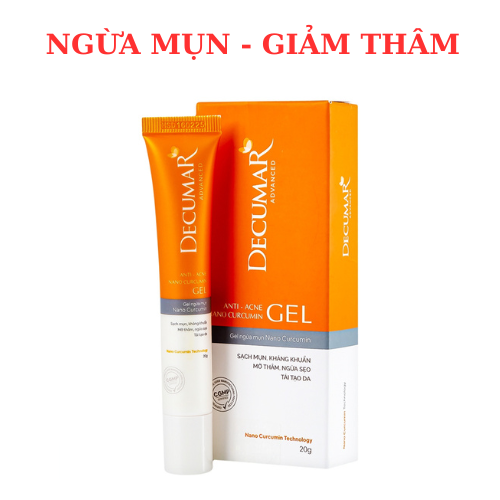 Gel ngừa mụn Decurma nano nghệ (20g)