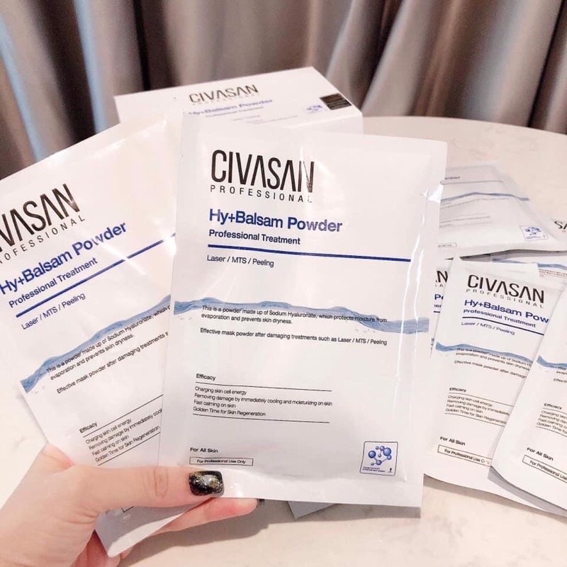 Mặt nạ CIVASAN căng bóng nâng tone dưỡng da phục hồi sau peel phi kim laser