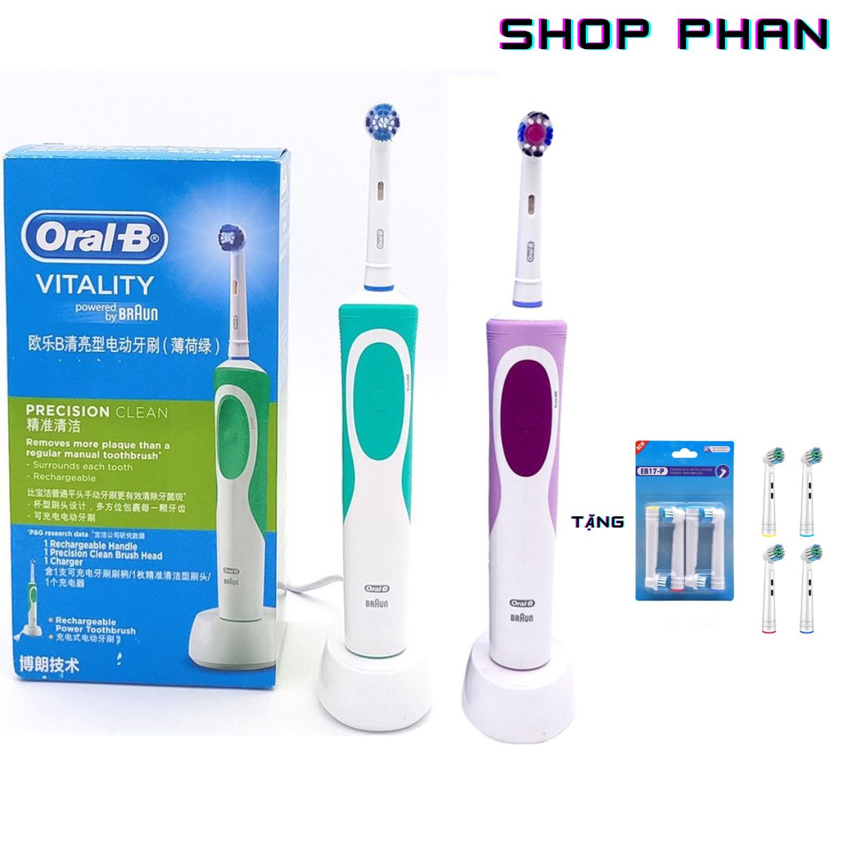 Bàn Chải Điện Oral-B Vitality Chính Hãng