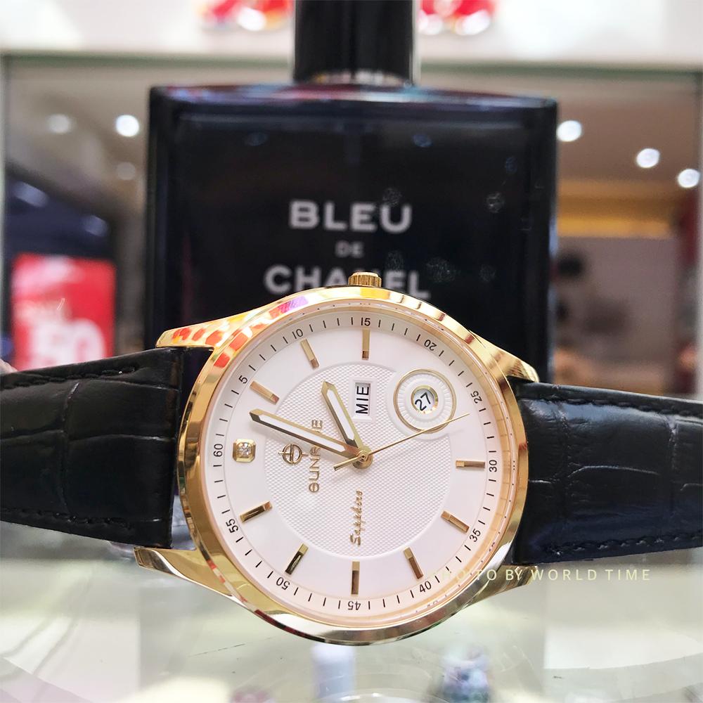 Đồng Hồ Nam Sunrise DM784SWA Chính Hãng [ Full Box + Thẻ BH 3 Năm ]Kính Sapphire Chống Xước - Chống Nước - Dây Da Cao Cấp