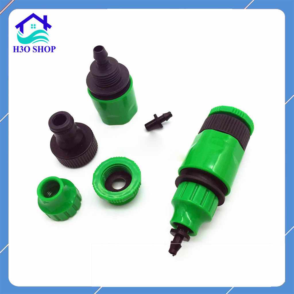 [HCM]Bộ nối nhanh kèm khớp nối với vòi nước cho hệ thống tưới tưới phun sương tưới nhỏ giọt hệ thống tưới tự động