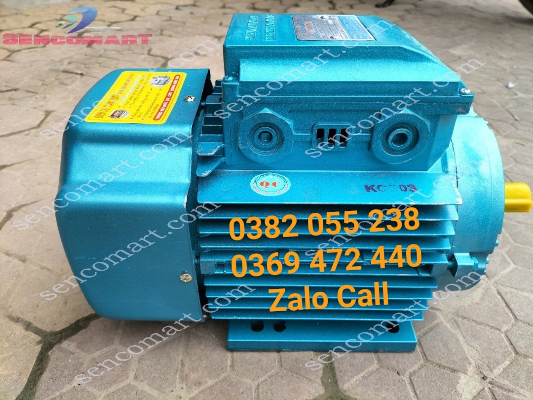 Motor 1,5kw điện 1pha tua chạm 1400v/p