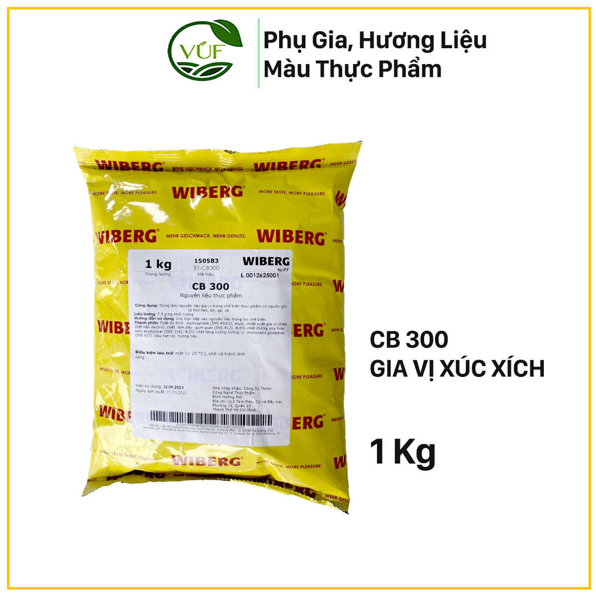 Gia vị xúc xích cao cấp cb300 - vietucjsc