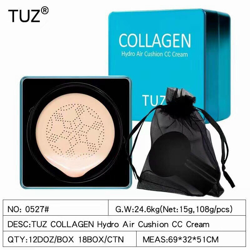 Phấn nước collagen tuz mịn màng chống nước kiềm dầu hydro air cushion cc cream kèm chổi tán nền