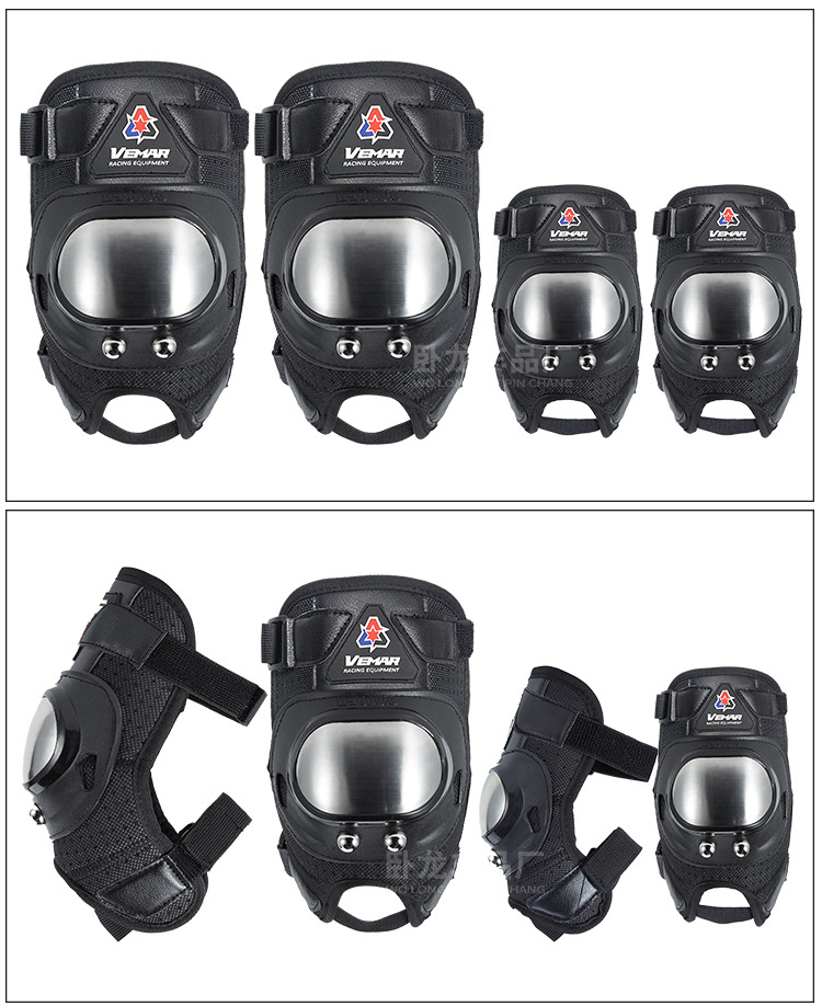 BỘ GIÁP BẢO HỘ PROBIKER NGẮN INOX FULL BỘ 4 MÓN