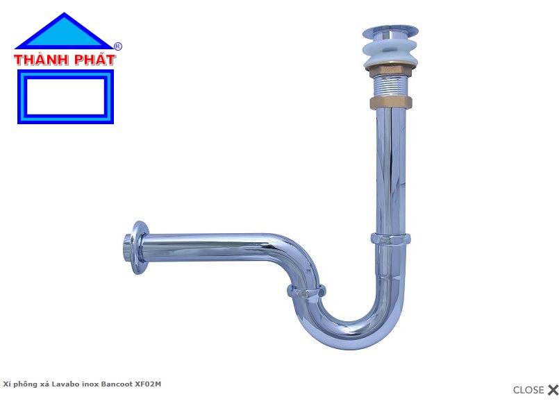 BanCoot - Bộ Xi phông chậu lavabo inox XF01D, XF02M, XF02D, ốc đồng, xi phông chậu bàn đá, chính hãng