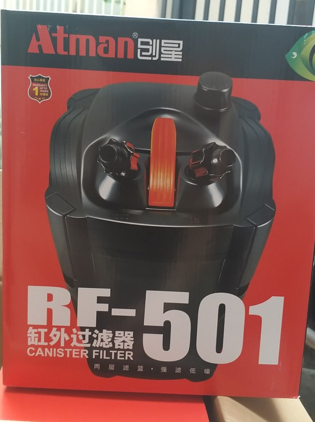 Lọc thùng Atman RF-501 công suất 14W đời mới nhất thay thế cho dòng Atman DF-500 dành cho hồ thủy sinh từ 40 - 80cm, BẢO HÀNH 6 THÁNG