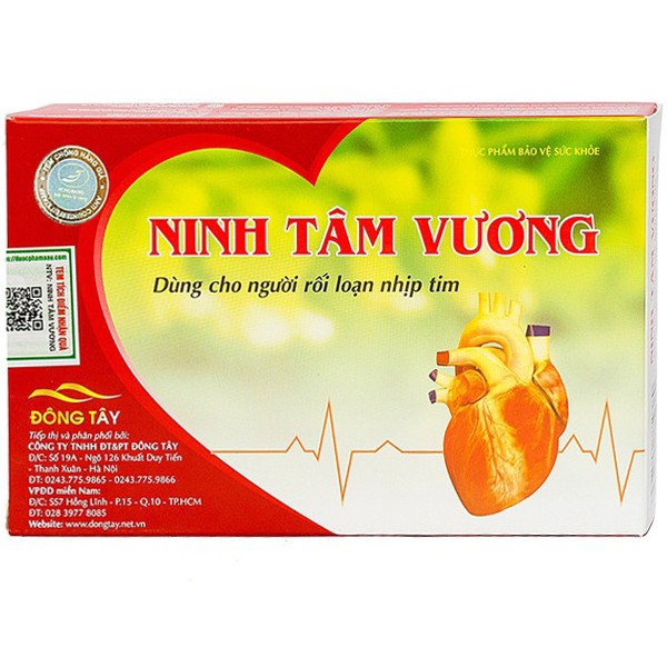 Ninh tâm vương ( Hộp 3 vỉ * 10 viên)