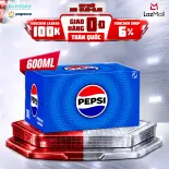 [SALE 8.8] Thùng 24 Chai Nước Ngọt Giải Khát Có Gaz Pepsi (600ml/chai)