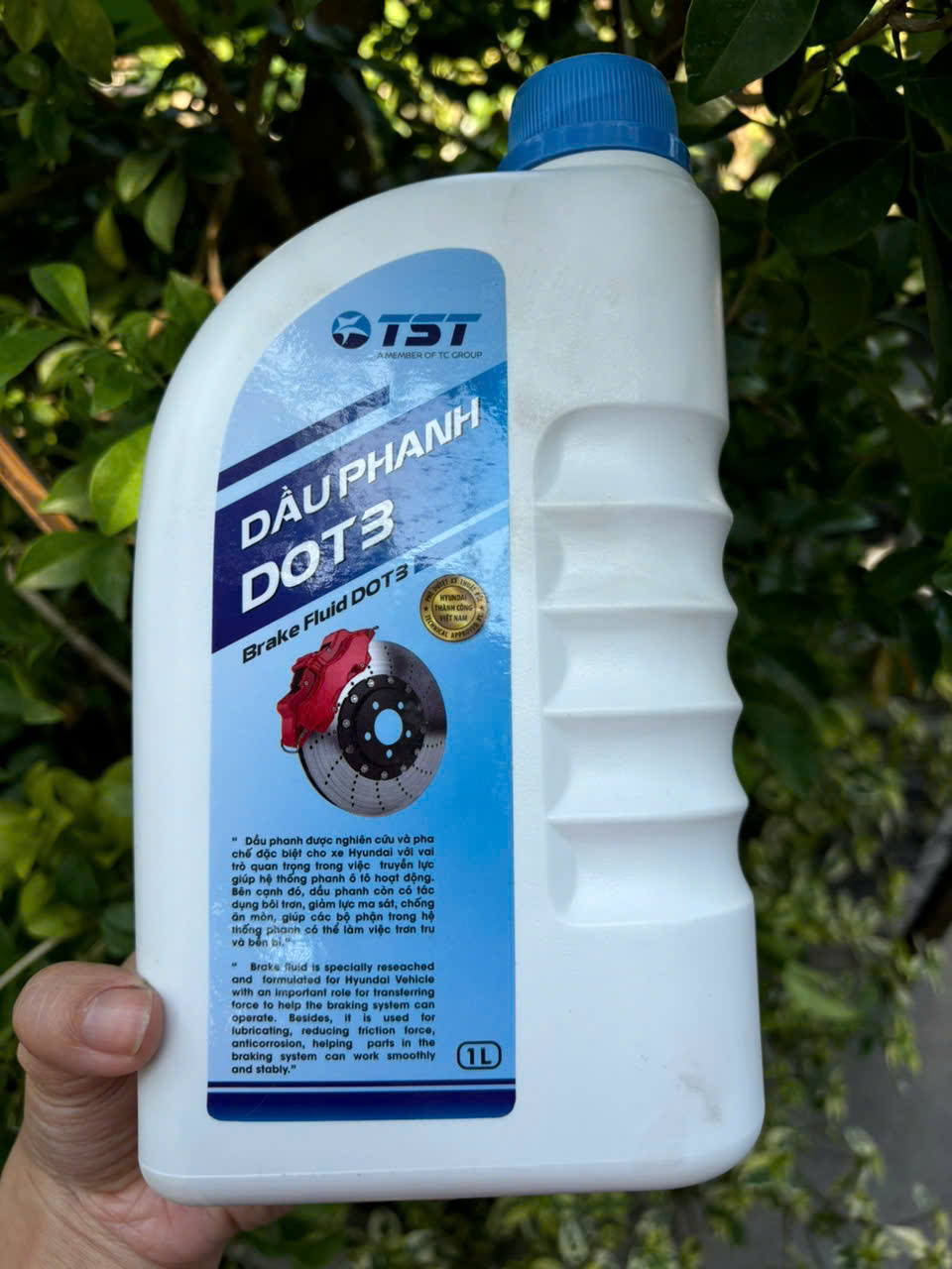 Dầu thắng xe ôtô, xe tải dot3 thể tích 1 lít