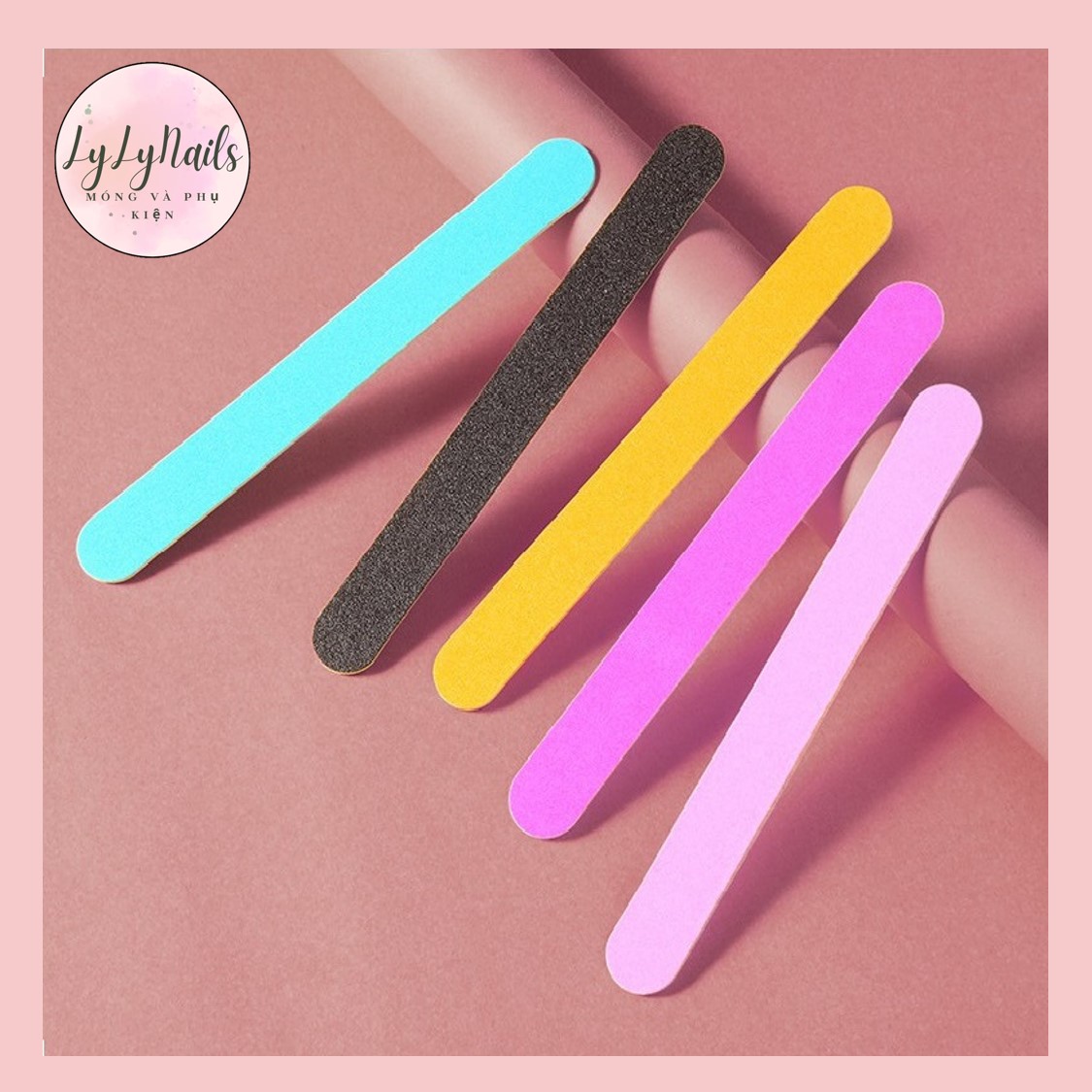 Dũa móng tay làm nail loại nhỏ 8cm,Dũa xốp,Dũa xốp mini