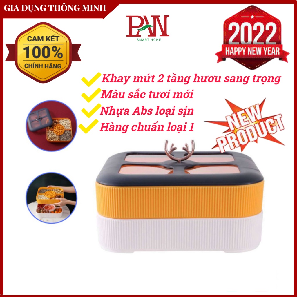Khay đựng bánh kẹo tết 2022 khay mứt tết_yyt