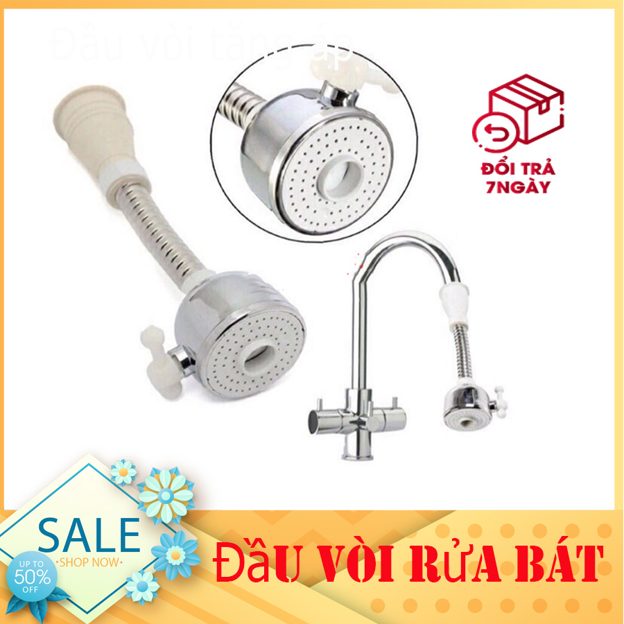 Đầu nối tăng áp 3 chế độ cho vòi rửa bát, đồ dùng nhà bếp, dụng cụ tăng áp lực nước, phụ kiện vòi nước-Đầu vòi rửa chén bát tăng áp, điều hướng xoay 360 độ,phù hợp với nhiều loại vòi