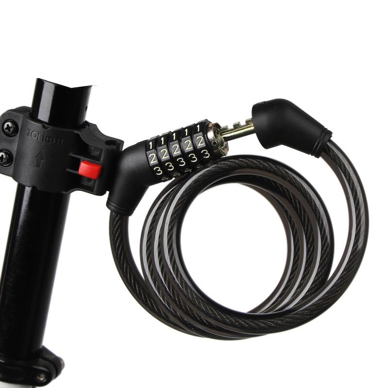 [ LOẠI TỐT ] Khóa dây xe đạp dẻo , khóa số Zoli hàng xịn , khóa cửa chống trộm có mã số , Uy tín chất lượng ( Có 2 loại 4 và 5 số )