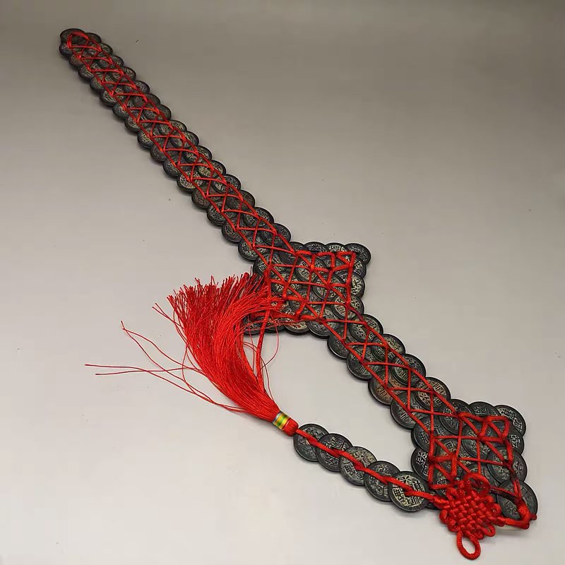 Kim tiền thất tinh bằng đồng dài 80cm