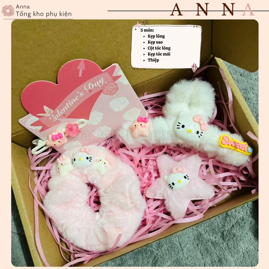 Hello Kitty Birthday Gift Set for Children, Lovers, Friends, Super Cute Gift Box for Girlfriend and Lover Anna - 2