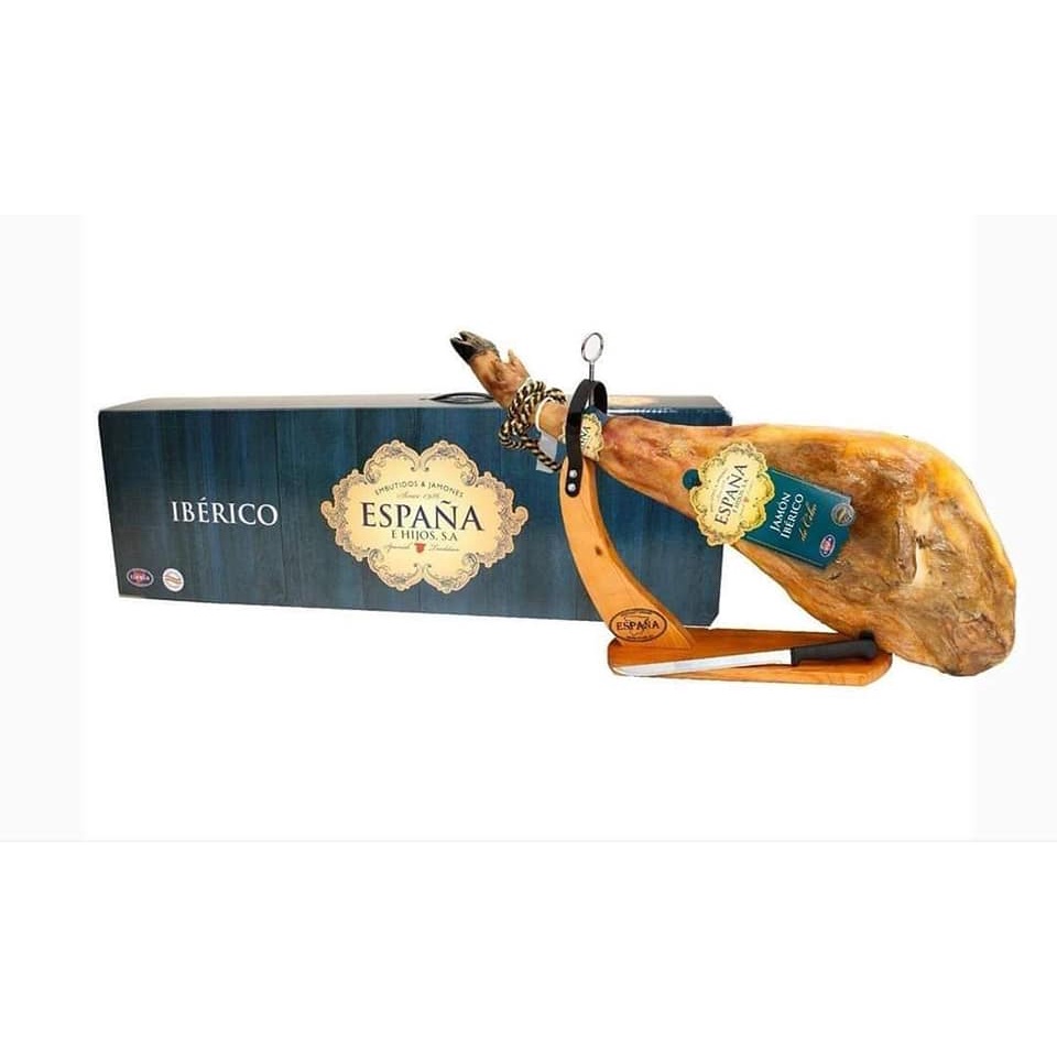 Đùi lợn muối Espana Jamon Iberico de cebo lợn đen