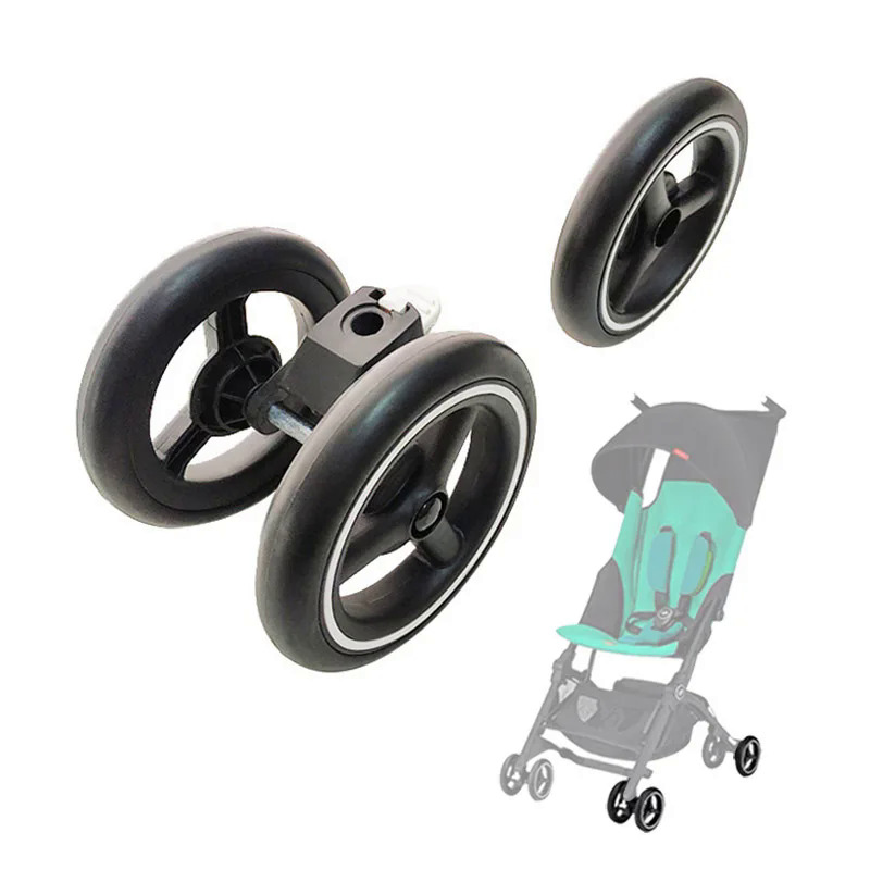 11.5cm Xe đẩy em bé bánh xe tương thích GB Pocket xe d666 D668 POCKIT 2S3S3qsa Goodbaby xách tay gấp giỏ hàng xe đẩy