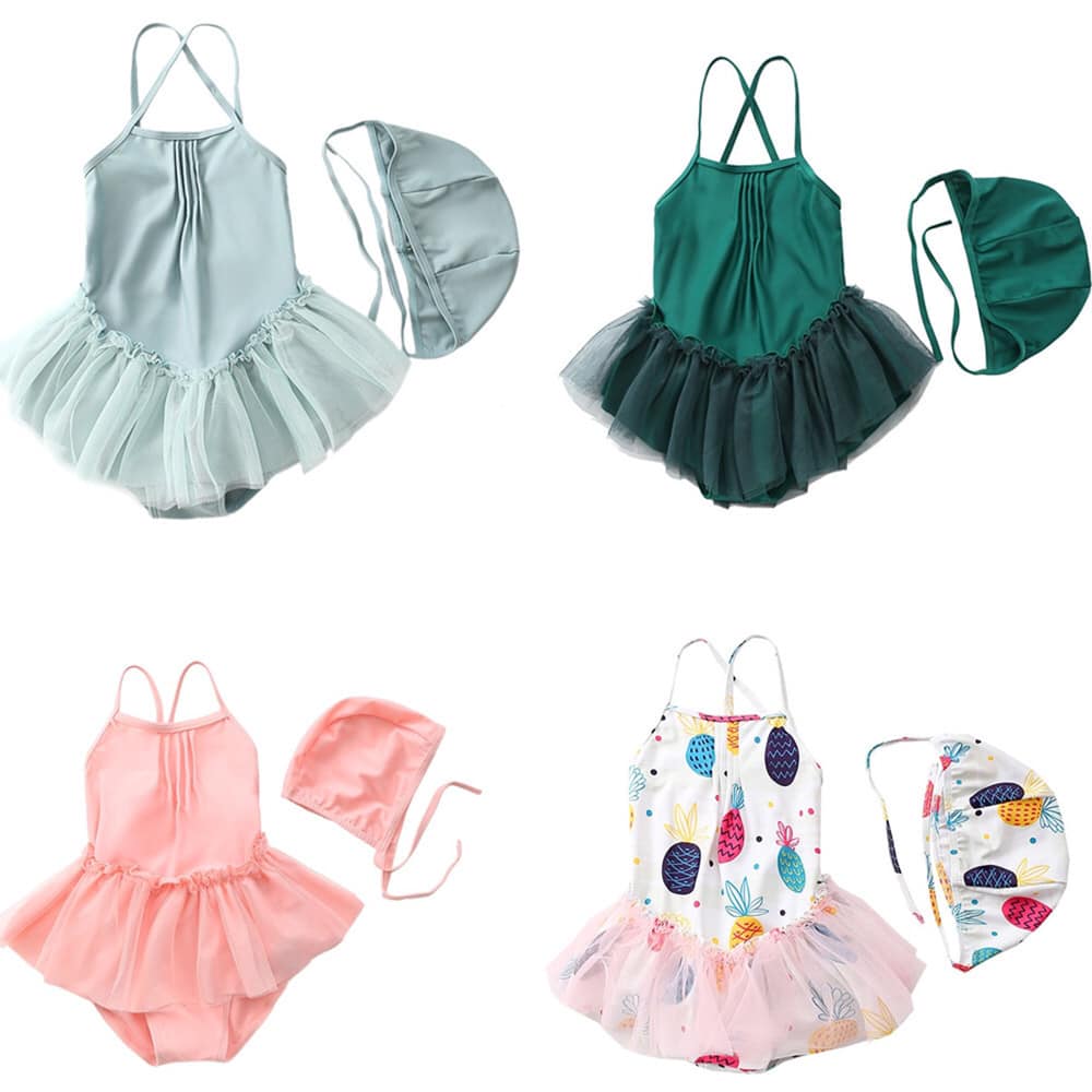 Bikini đồ bơi dây 1 mảnh chân váy tu tu cực xinh
