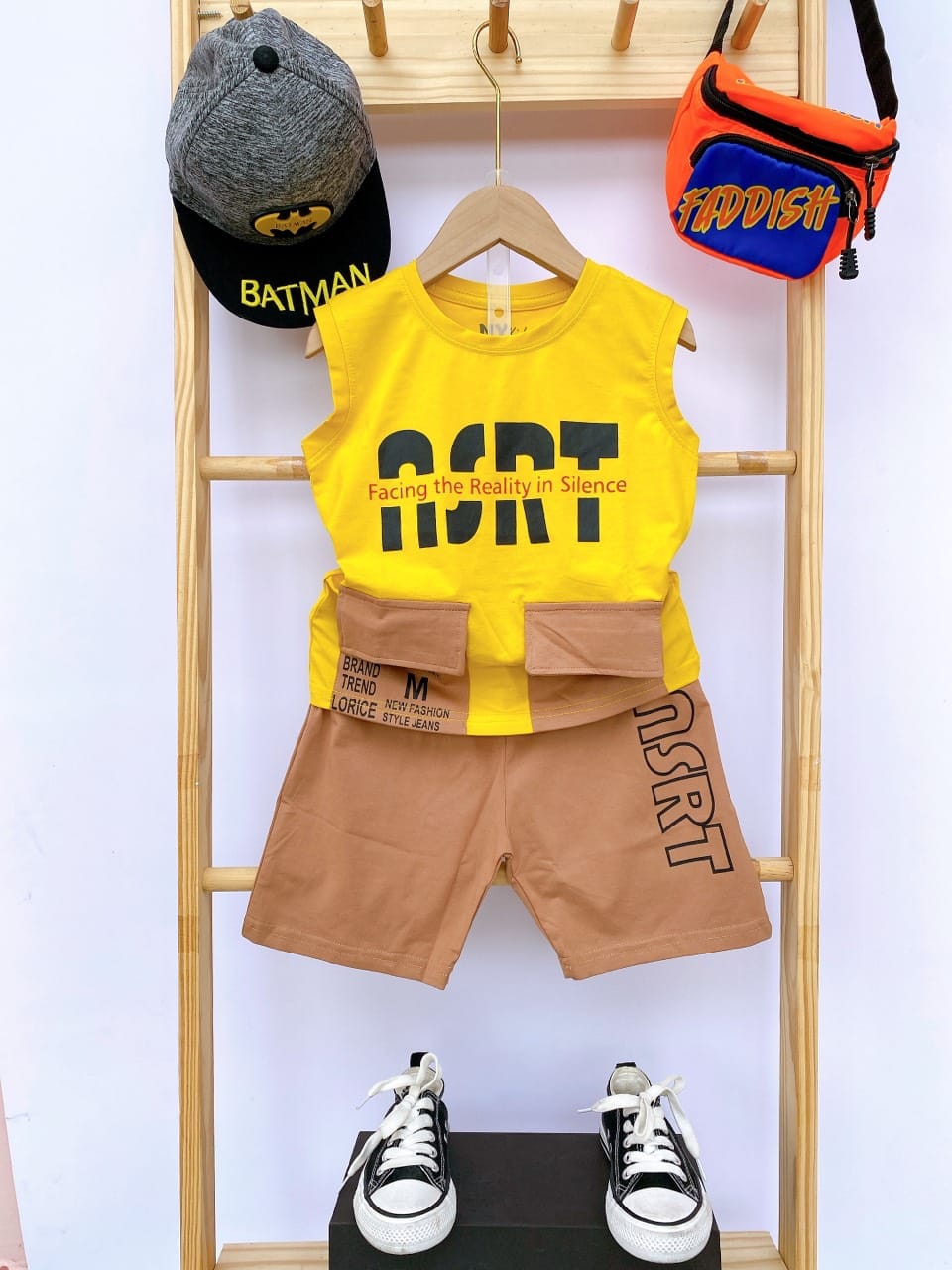 Bộ thun túi hộp bé trai size 40-60kg