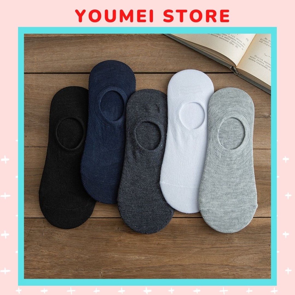Tất nam cổ ngắn mang giày lười đi mùa hè chất liệu cotton thoáng mát chống hôi chân cực tốt - T037