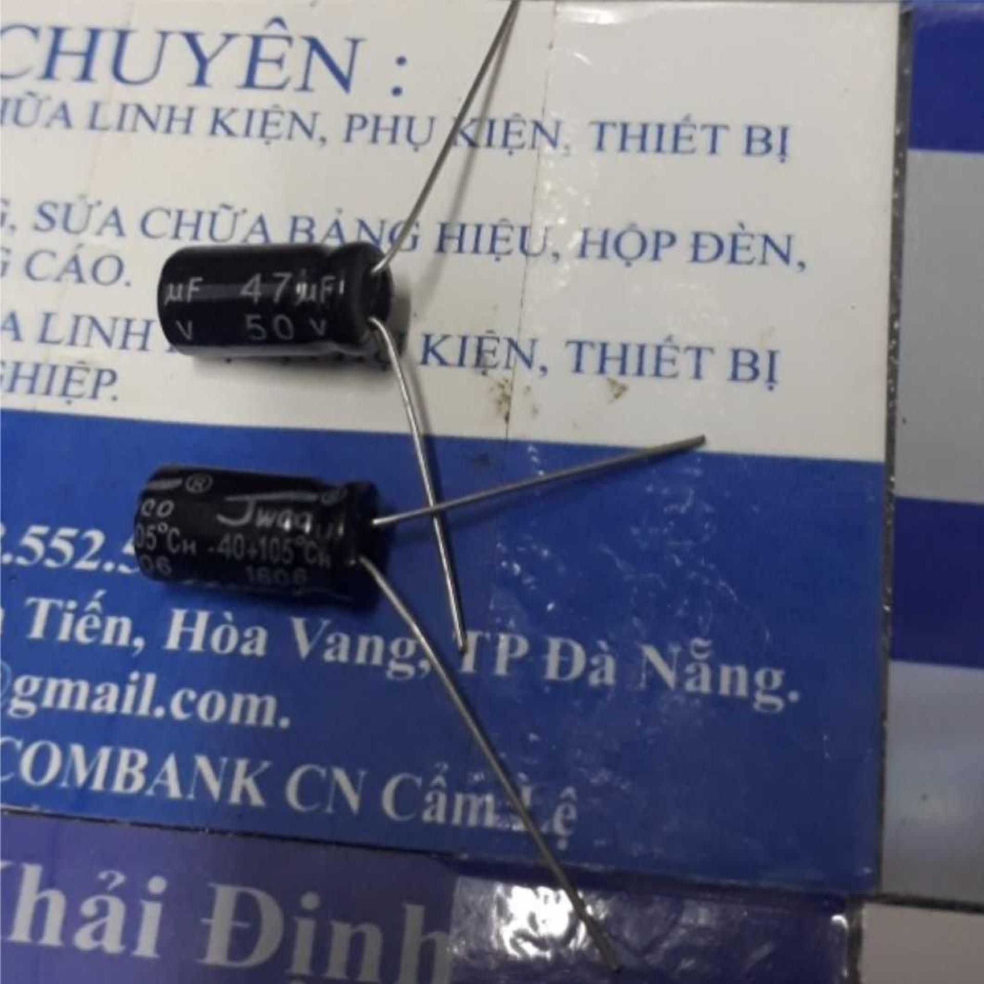 50 con tụ hóa, tụ phân cực 47uf 50v kde1793