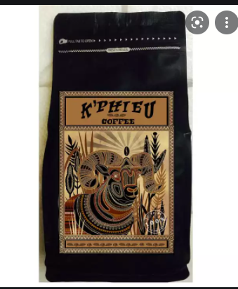 Cà phê arabica cầu đất hiệu k phiêu 100% nguyên chất túi 500gr