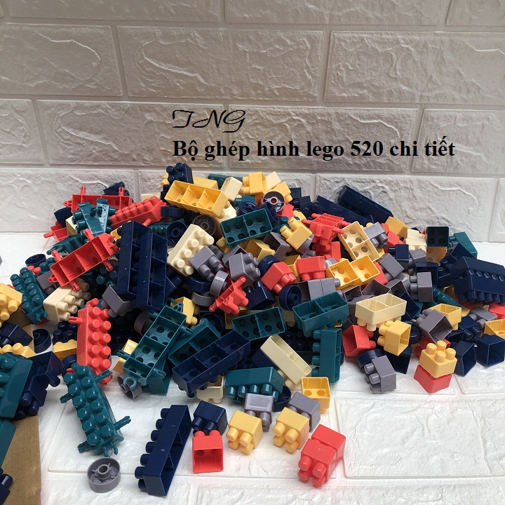 Bộ đồ chơi ghép hình lego 520 chi tiết