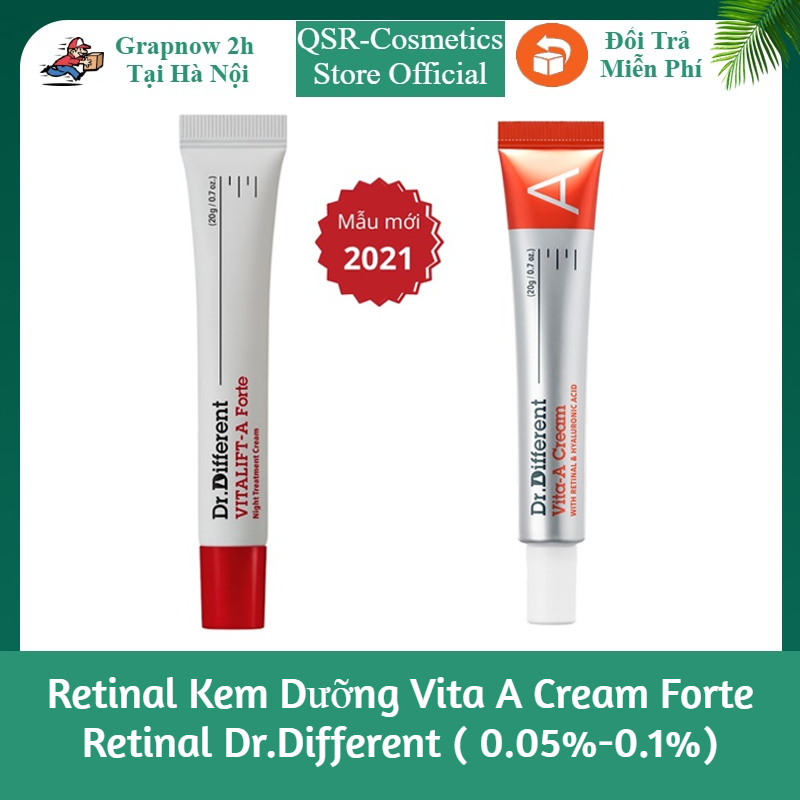 Kem Dưỡng Da Dr.different Vita A Cream Forte Retinal