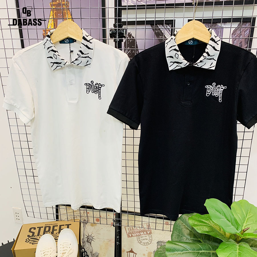 [HCM][Có Video] Áo Thun Nam Cổ Trụ Co Dãn Cao Cấp Thêu Logo Đẳng Cấp Chất Vải Cotton Bốn Chiều Mịn Mát (Kèm Ảnh Thật)