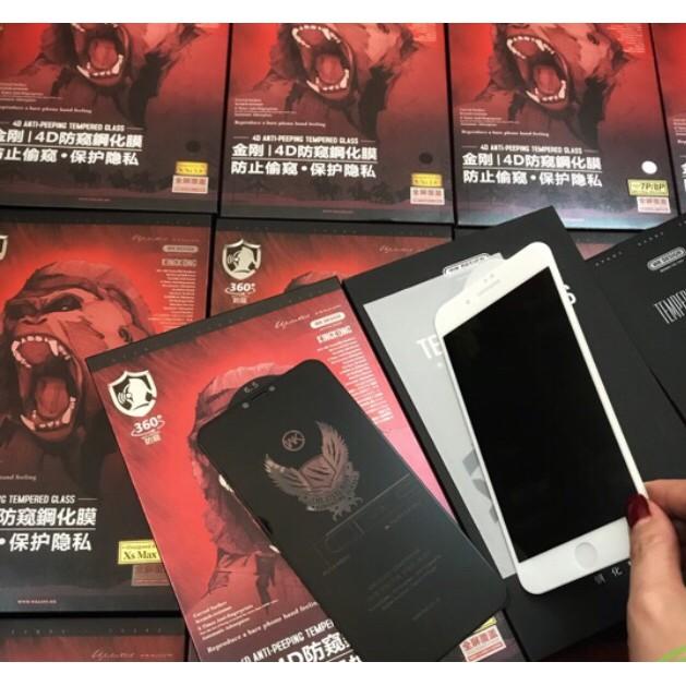 [HCM]KÍNH CƯỜNG LỰC KINGKONG CHỐNG NHÌN TRỘM TỪ IPHONE 7P/8P/X/XSM/11/11PRO/PROMAX