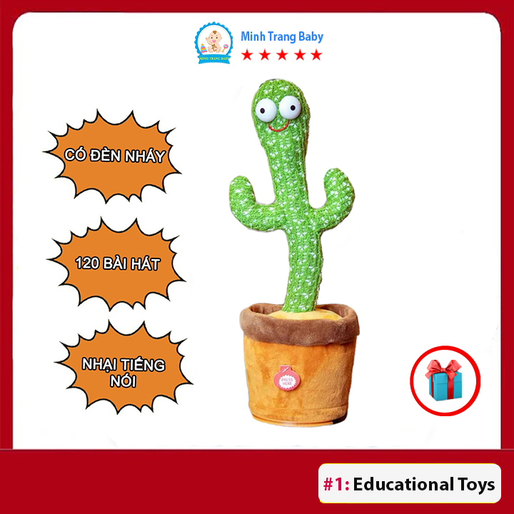 Cây xương rồng nhảy múa vui nhộn phát 120 bài hát nhạc nhại được giọng nói
