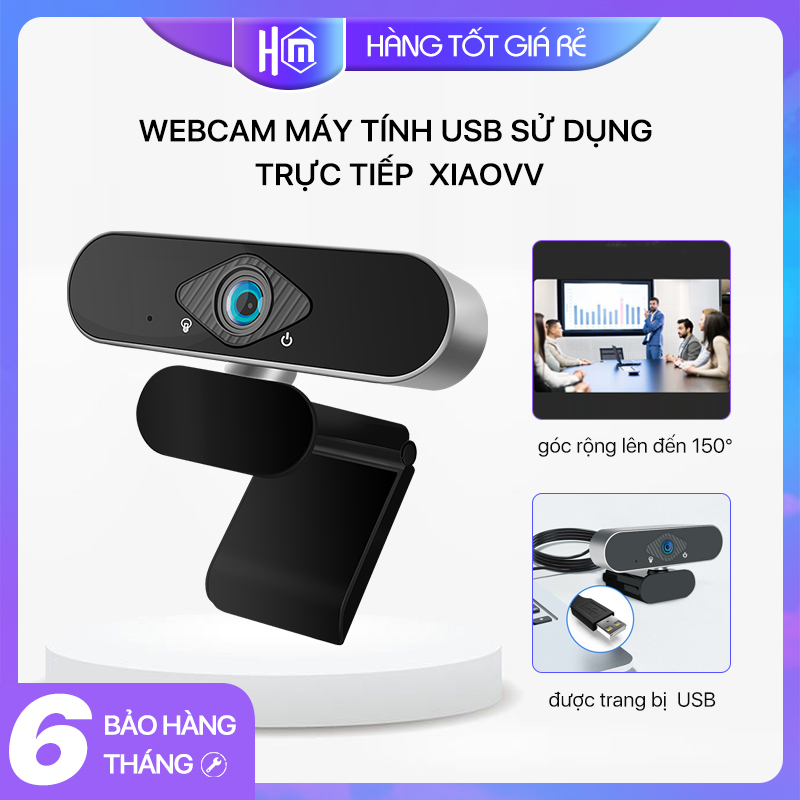 Webcam máy tính USB Sử dụng trực tiếp Xiaomi Xiaovv 6320S 1080p - Rõ nét Chân thực