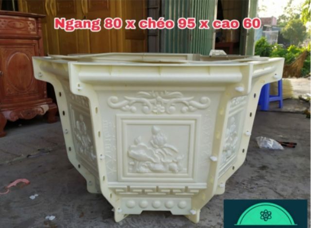 KHUÔN ĐÚC CHẬU LỤC GIÁC 80CM ABS