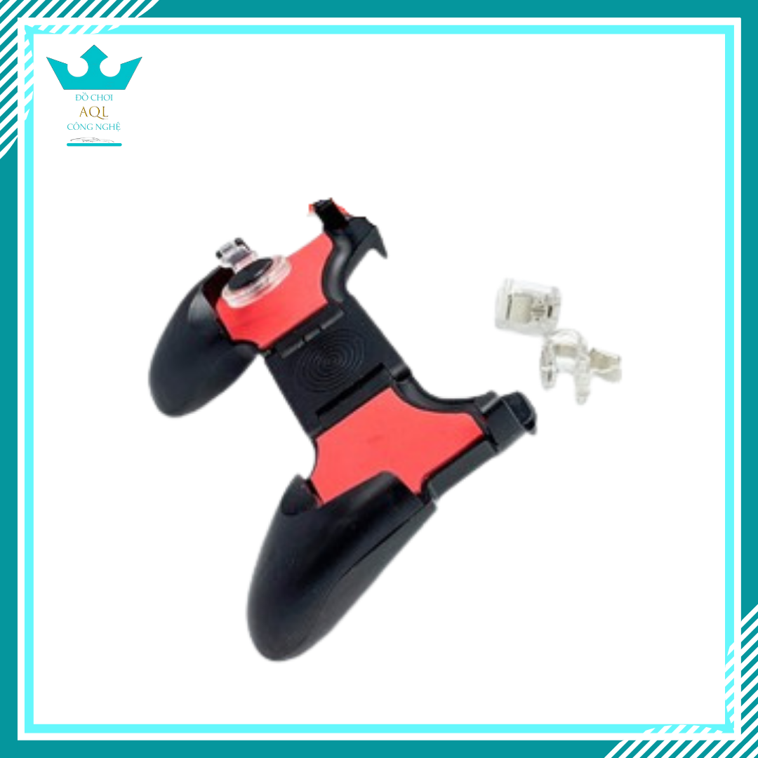 Tay Cầm Chơi Game PUBG, Liên Quân 5 in 1 Dùng Cho Điện Thoại 4.5 - 6.5 inch