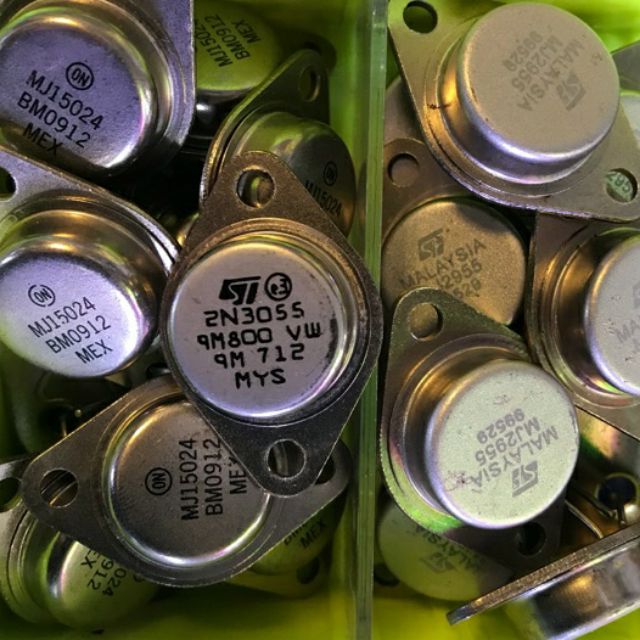 🥰 cặp transistor 2n3055 và mj2955