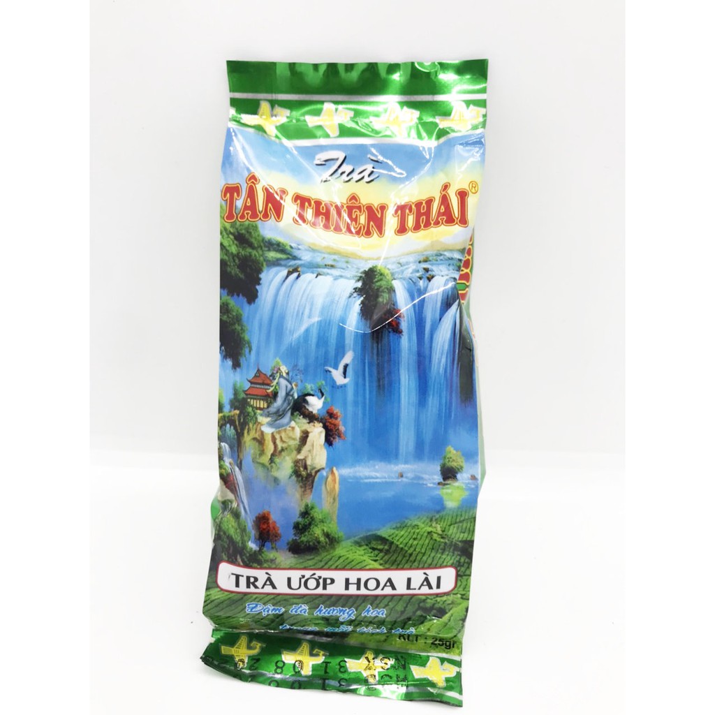 Gói Trà Xanh Tân Thiên Thái Hương Lài mỗi gói 25g