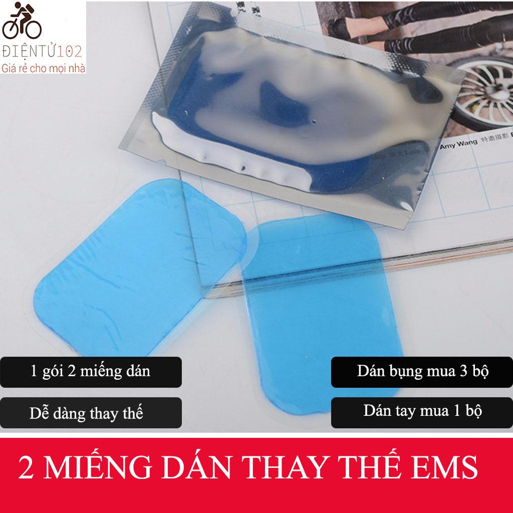 2 miếng dán thay thế cho máy tập bụng và tay ems