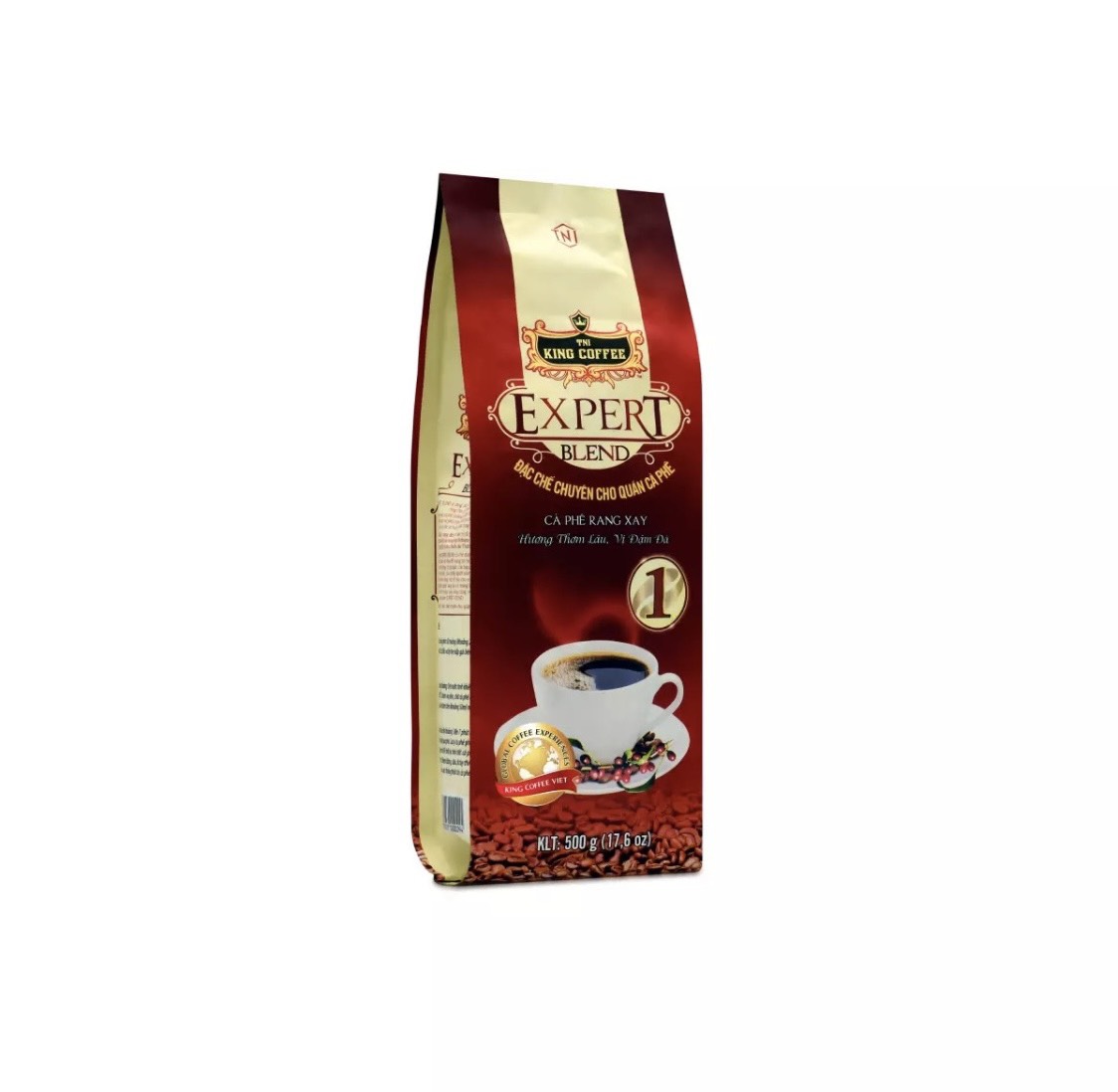 Cà phê rang xay expert blend 1 king coffee gói 500gr shop eudora