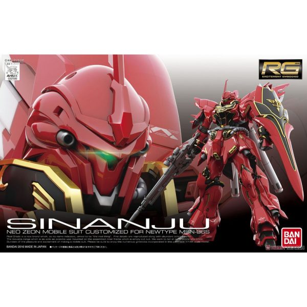 Mô hình Gundam Bandai RG Sinanju