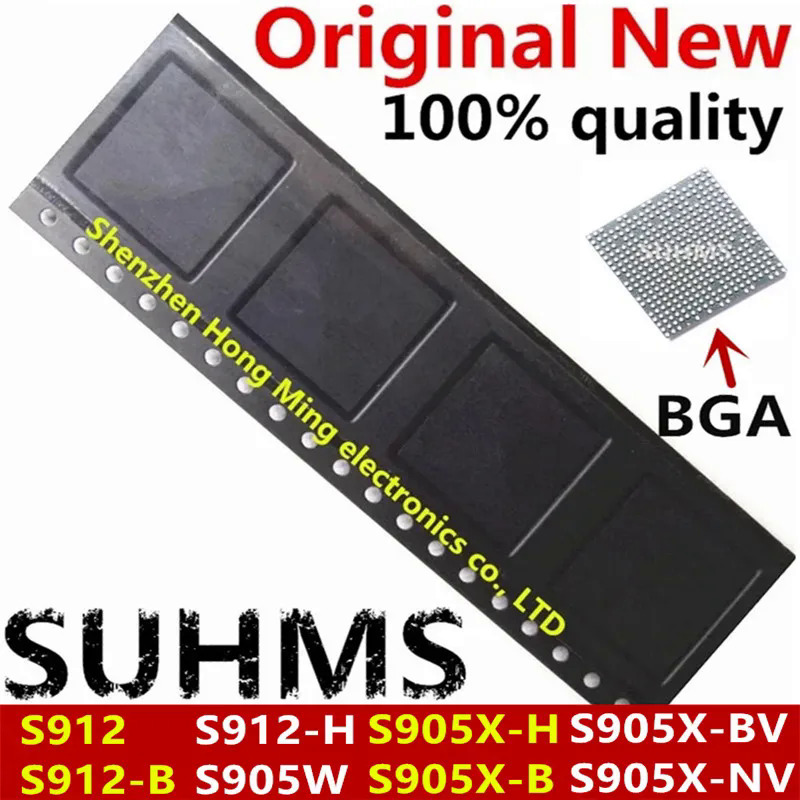 (1x) 100 New CPU Processor S912 S912-B S912-H S905W S905X-H S905X-B S905X-B BV S905X-NV BGA Chipsets