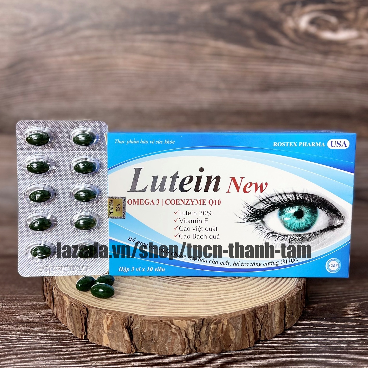 Viên uống bổ mắt lutein new tăng cường thị lực – hộp 30 viên
