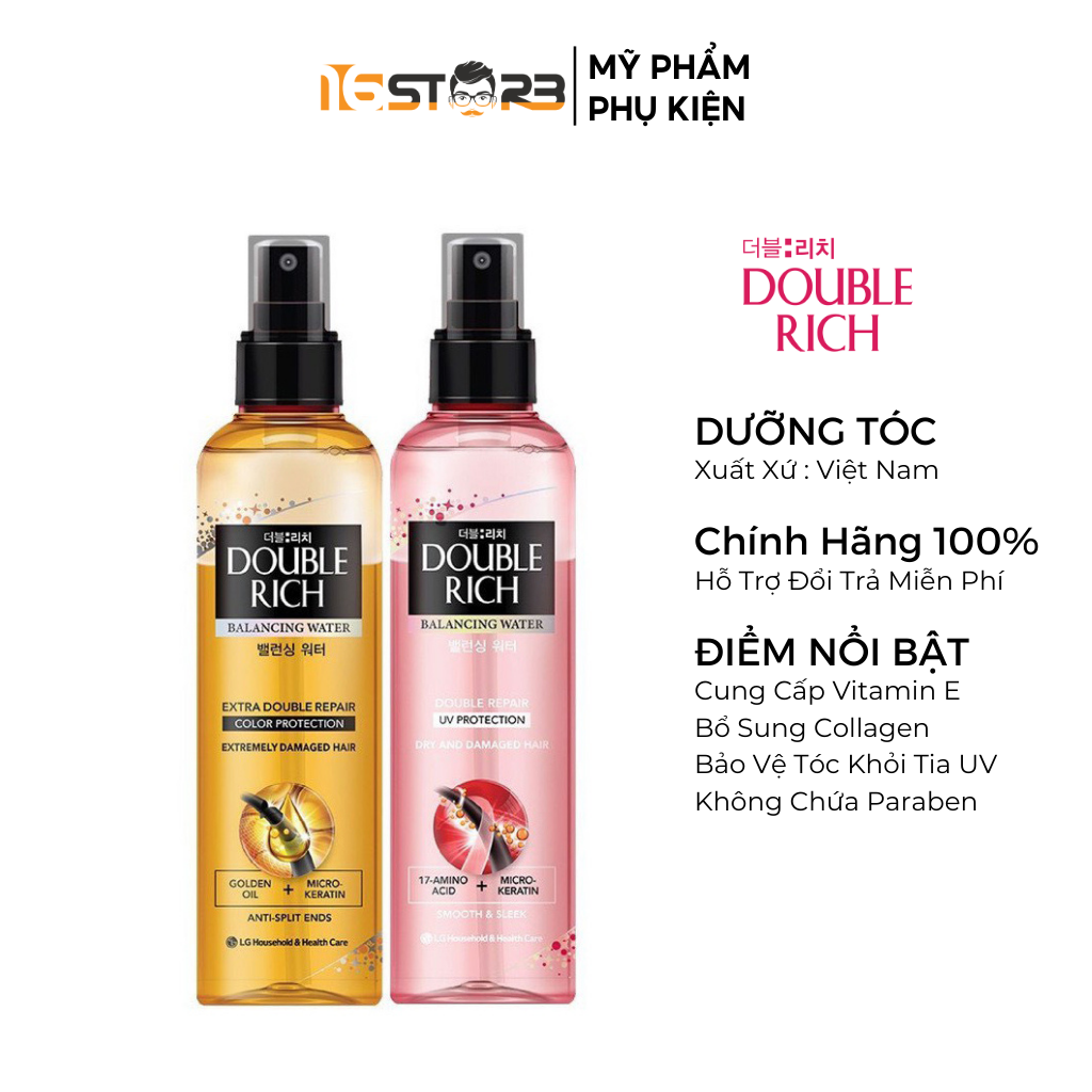 Nước Xịt Dưỡng Tóc Khô Sơ & Hư Tổn Double Rich 250ml