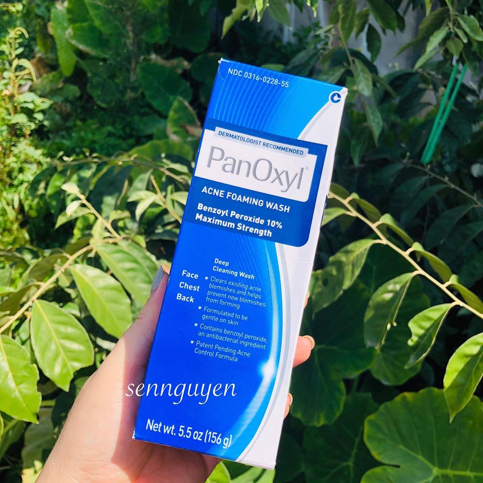 Sữa rửa mặthết mụn PanOxyl Acne Foaming Wash Benzoyl Peroxide 10% Maximum Strength