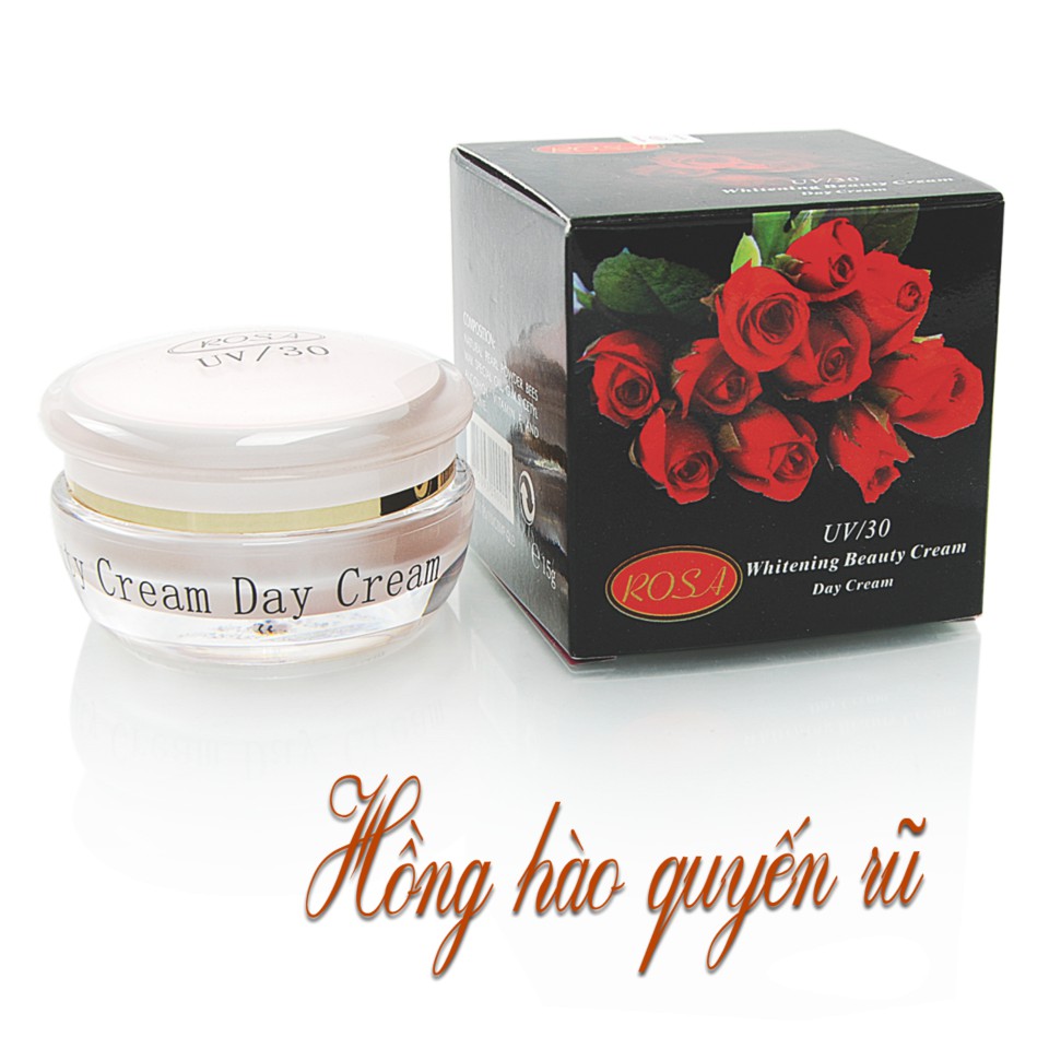 Kem dưỡng da Rosa uv30 whitening beauty cream